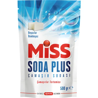 Miss Soda Plus Beyaz Sabun Kokulu Çamaşır Sodası 500 gr Fiyatı