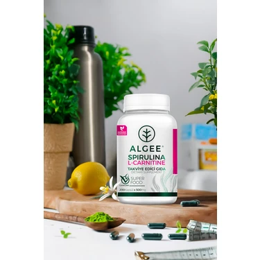Algee Spirulina & L-Carnitine Kapsül 500 Mg x 90 Adet Fiyatı