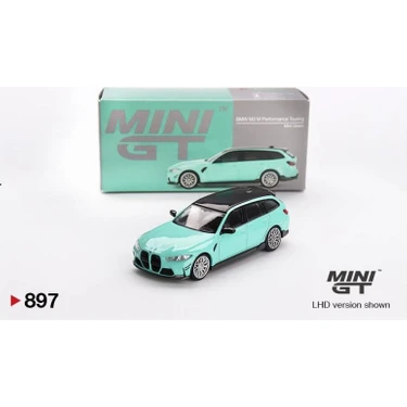 【限定】MINIGT BMW M3 トイザらスオリジナル Mini Gt 897 Bmw M3 M Performance Touring Mint Green 1/64 Fiyatı