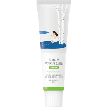 Round Lab Birch Juice Mild-Up Sunscreen (Cilt Tonu Eşitleyici ve Nemlendirici Huş Ağacı Özlü