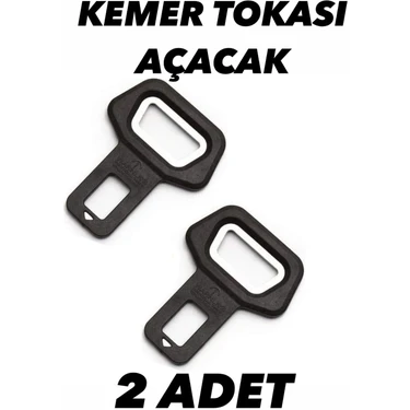 Tüm Araçlara Uyumlu Açacak ve Emniyet Kemer Klipsi 2