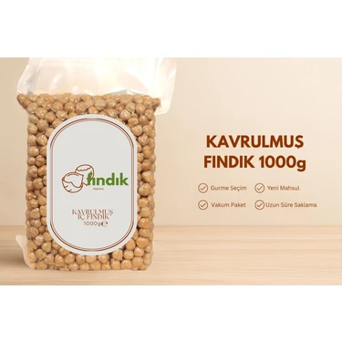 Giresun Çifte Kavrulmuş Iç Fındık Yeni Mahsül Iri Boy 1000