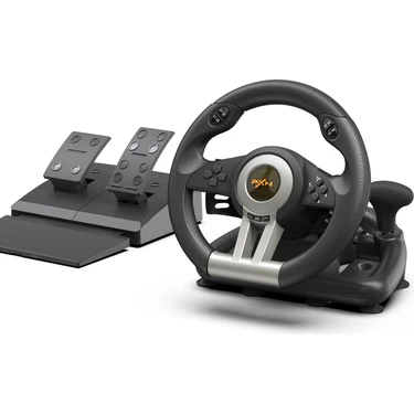 Cosmostech Pxn V3 Pro Yarış Direksiyonu Seti – Pedallı 180° Oyun Direksiyonu Siyah