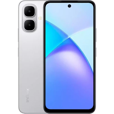 Infinix Smart 10 128GB Gümüş 4+4 GB Ram 4.5G Mobil Bağlantı Hızına Sahip Akıllı