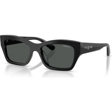Vogue 5658SU W44/87 53 Kadın Güneş Gözlüğü Kelebek Çerçeve Siyah Renk UV 400