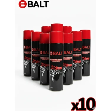 Balt 10 Adet 500ML Balata ve Genel Temizlik Spreyi Çok Amaçlı Kullanım İçin Etkili