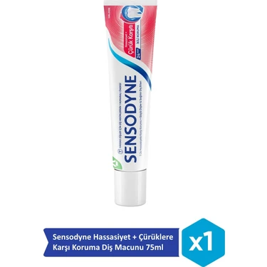Sensodyne Hassasiyet + Çürüklere Karşı Koruma Diş Macunu 75ML Hassas Dişler İçin Özel