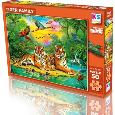 Ks Games Tiger Family 50 Parça