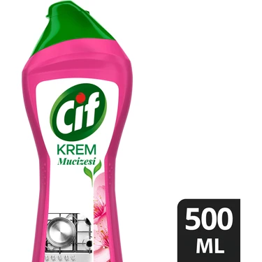 Cif Krem Mucizesi Sakura Parfümlü Yüzey Temizleyici 500