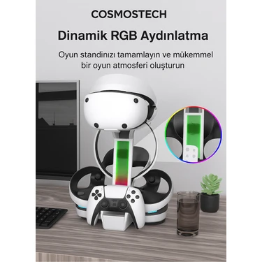 Cosmostech Ps5 Vr2 Sanal Gerçeklik Gözlüğü Uyumlu Şarj Fiyatı