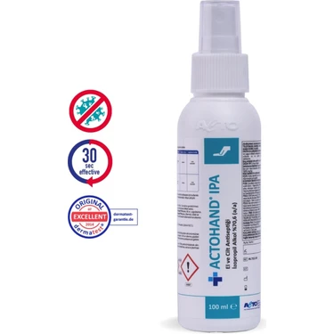 Acto Actohand® Ipa 100 ml | El ve Cilt Antiseptiği - Alkol 75 %