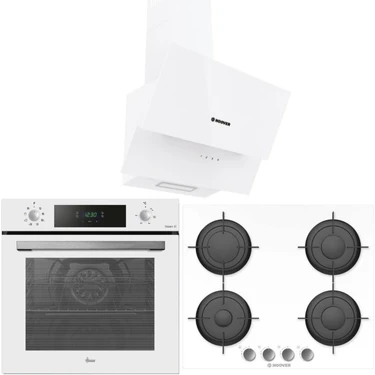 Hoover Ankastre Set Beyaz ( HVW6MV - HDG6C2GWTK - HO3158W