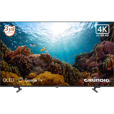 Grundig 75 GJQ 9250 75" 190 Ekran Uydu Alıcılı 4K Ultra HD Google Smart QLED