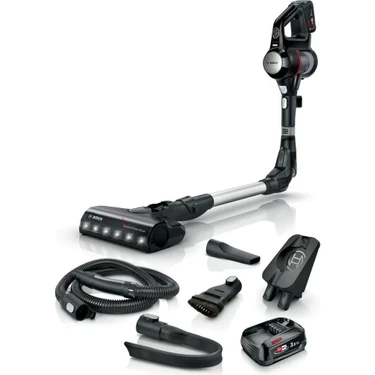 Bosch BBS712XTR Şarjlı Süpürge Unlimited 7, Siyah Toz Haznesi Var ve Güçlü Emiş