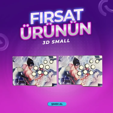 İdragon Idragon 3D Small - Klasik Oyun Konsolu Hd Arcade Station - Pandora Box - Tv Bağlantılı -