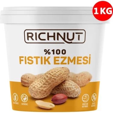 Deva Çiftliği Katkısız Saf Fıstık Ezmesi 1