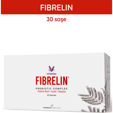 Vitisfera Fibrelin Akasya Gamı İnülin Dirençli Dekstrin İçeren Prebiyotik Kompleks 30