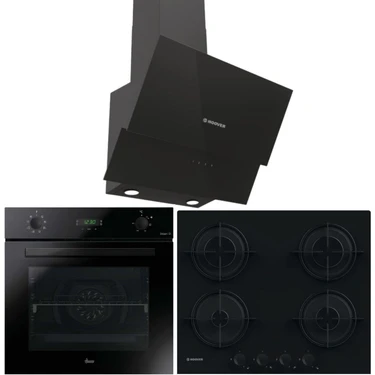 Hoover Ankastre Set Siyah ( HO3158B -HDG6C2GBTK - HVW6MBB