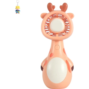 Runxi Life Hall Karikatür Sevimli Evcil Hayvan Mini El Fan USB Öğrenci El Küçük Fan (Yurt