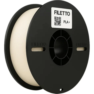 Filetto PLA+ 3D Filament – 1.75mm – 1KG – AMS Uyumlu - SOLF BEYAZ