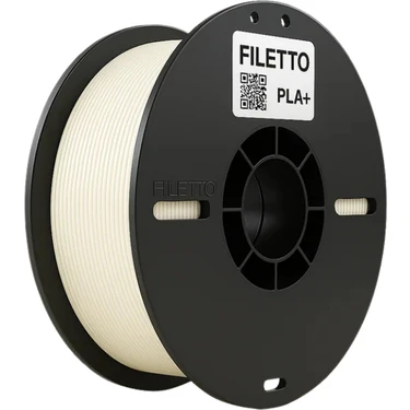 Filetto PLA+ 3D Filament – 1.75mm – 1KG – AMS Uyumlu - İNCİ BEYAZI