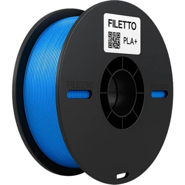 Filetto PLA+ 3D Filament – 1.75mm – 1KG – AMS Uyumlu - MAVİ