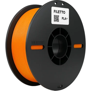 Filetto PLA+ 3D Filament – 1.75mm – 1KG – AMS Uyumlu - TURUNCU