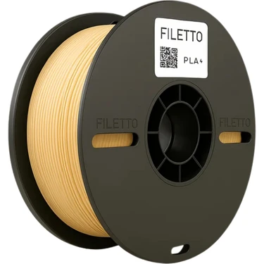 Filetto PLA+ 3D Filament – 1.75mm – 1KG – AMS Uyumlu - BEJ