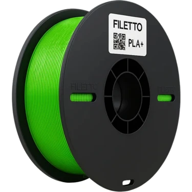 Filetto PLA+ 3D Filament – 1.75mm – 1KG – AMS Uyumlu - ZÜMRÜT YEŞİLİ