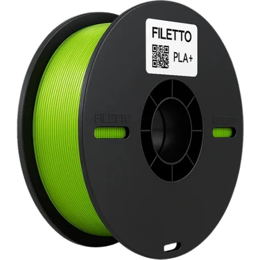 Filetto PLA+ 3D Filament – 1.75mm – 1KG – AMS Uyumlu - AÇIK YEŞİL