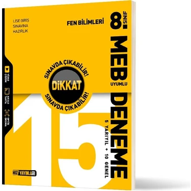 Hız Yayınları 8. Sınıf Fen Bilimleri Dikkat Sınavda Çıkabilir