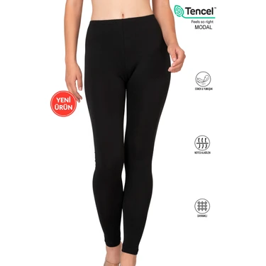 Özkan Underwear Özkan 27779 Kadın Premium Kumaş Modal Pamuklu Uzun Tayt Esnek Rahat