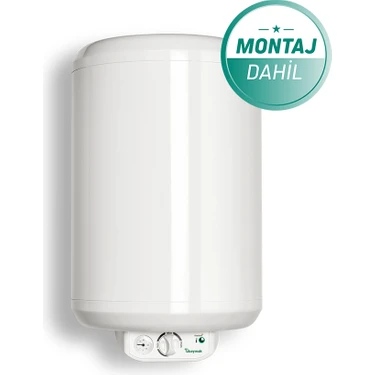 Baymak Aqua Konfor 100 Lt Beyaz Termosifon Enerji Tasarrufu Özelliği ile Resmi Garantili Montaj
