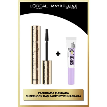 Maybelline New York L'oréal Paris Panaroma Maskara & Super Lock Kaş