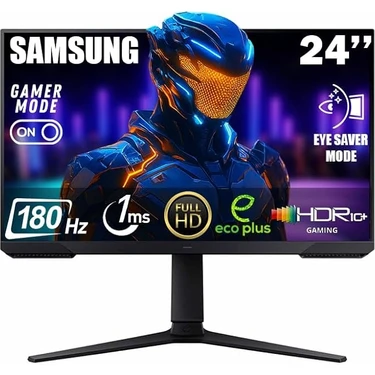 Lidyahan Store Odyssey G3 LS24DG302EUXUF 24" Oyuncu Monitörü, 1ms, Va, 180Hz, Freesync Premium,