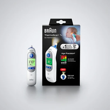 Braun IRT6525 Kulaktan Ateş Ölçer Yüksek Hassasiyetli Dijital Ekran ile Hızlı Ölçüm