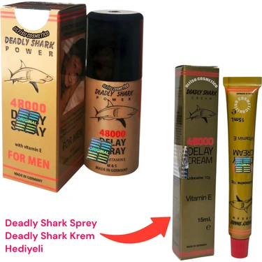 Deadly Shark 48000 Geçiktırıci Sprey - 1 Adet 40