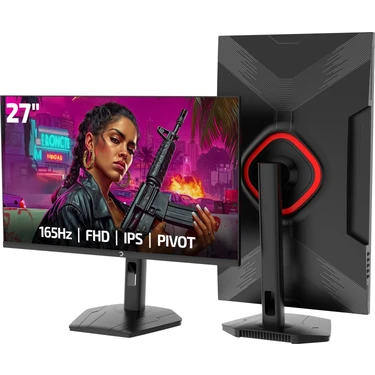 Gamepower Lunis L30 27'' 165Hz 1ms IPS Fhd Pivot Gaming Monitör (Sıfır Ölü Piksel