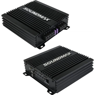 Soundmax SX-600.1D Oto Anfi Mono 600 Watt 1 Kanal Güç Çıkışı ile Kompakt