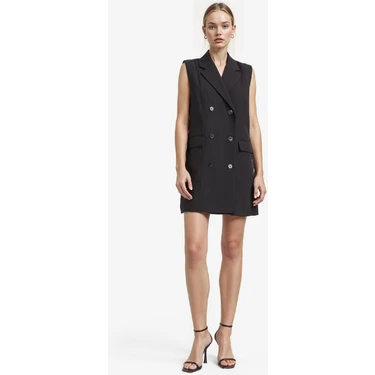 DeFacto Tailored Fit Kolsuz Mini Elbise