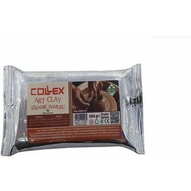 Collex Sanat Kili Seramik Hamuru Kahverengi 250 Gr. 2 Adet Fiyatı
