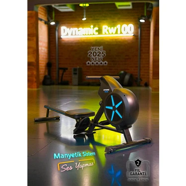 Dynamic RW100 Hava Dirençli Manyetik Kondisyon Küreği Sessiz Çalışır