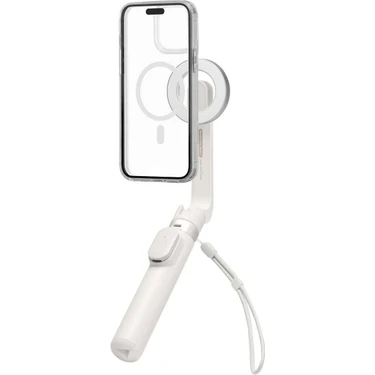 Spigen Kablosuz Bluetooth Selfie Çubuğu MagSafe ile Uyumlu Uzaktan Kumandalı Tripod / 60 cm Kadar
