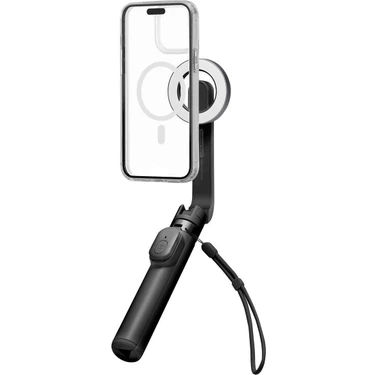 Spigen Kablosuz Bluetooth Selfie Çubuğu MagSafe ile Uyumlu Uzaktan Kumandalı Tripod / 60 cm Kadar