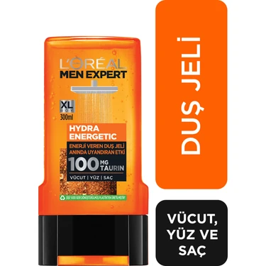 L'Oréal Paris Men Expert Hydra Energetic  Taurin Içeren Duş Jeli