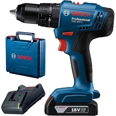 Bosch GSB 183-Lİ Akülü Darbeli Matkap 1x2.0 Ah