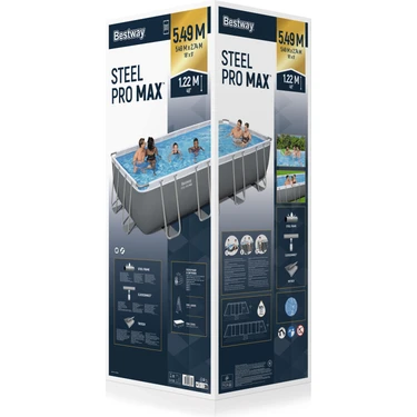 Bestway 56465 Steel Pro MAX Prefabrik Yer Üstü Havuz Seti Fiyatı