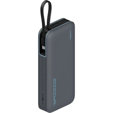 Cuktech 25 Powerbank 20000 Mah 55 W Pd3.0 Hızlı Şarj | 2 Port Type-C + Usb-A | Laptop, Iphone,