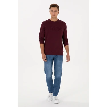 U.S. Polo Assn. Erkek Açık Mavi Jean Tapered Fit Pantolon