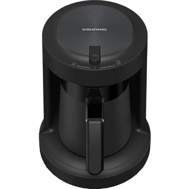 Grundig Tkm 1541 B Siyah Türk Kahve Makinesi 4 Fincan Kapasitesi ile Otomatik Kapanma